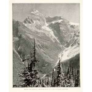   Rogers Pass British Columbia   Original Halftone Print