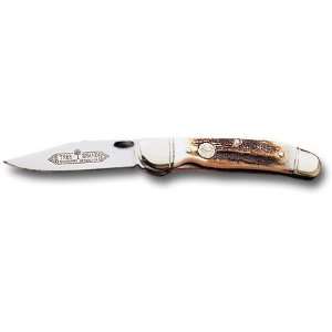 Boker Copperliner Stag Handle 2.7 Stainless Steel Blade:  