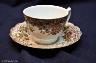 Vintage Ridgway Marlborough Staffordshire Cup & Saucer  