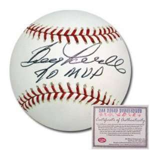 Autographed Boog Powell Baseball with 70 MVP Inscription:  