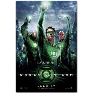 Green Lantern Poster   Teaser Flyer 2011 Movie   11 X 17 Ryan Reynolds 