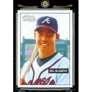 2005 Bowman Heritage # 233 Bill McCarthy Rookie Atlanta Braves 