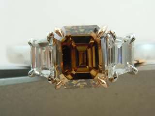   Cut Fancy Yellowish Brown 3 Stone Ring R4127 Diamonds by Lauren  