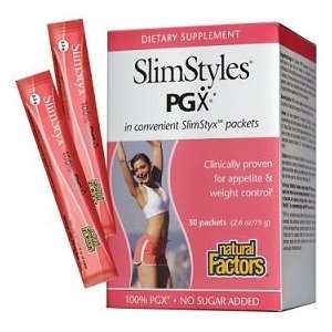  Natural Factors SlimStyles PGX SlimStyx 2.5g 30 Packets 