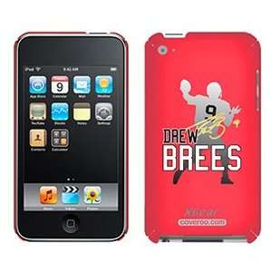  Drew Brees Silhouette on iPod Touch 4G XGear Shell Case 