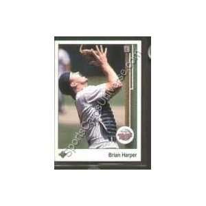  1989 Upper Deck Regular #379 Brian Harper, Minnesota Twins 