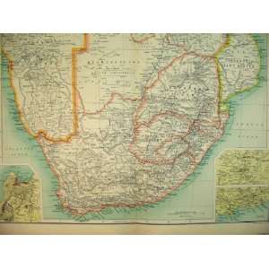  Map Cape Colony Natal Africa Cape Town Port Elizabeth 
