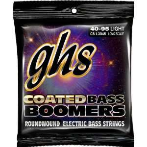  GHS L3045 Coated Boomers Light Bass Strings Musical 