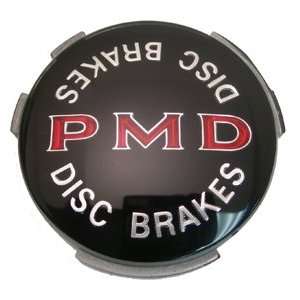    PONTIAC PMD WHEEL COVER EMBLEM, DISC BRAKES, BLACK: Automotive