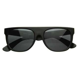 Modern Retro Flat Top Aviator Style Sunglasses Super Flat Clean Shades 