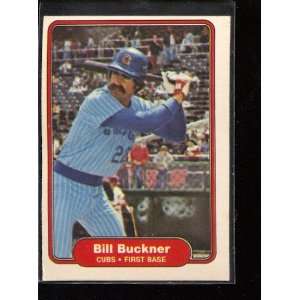  1982 Fleer #589 Bill Buckner Sports Collectibles