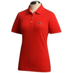  NFL Houston Texans Womens Ace Polo, Red, Small Sports 