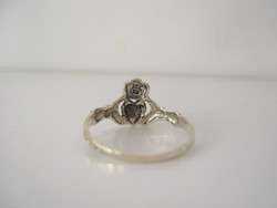   Gold Claddagh Ring Size 6 Ornate Design  4 CHRISTMAS BY 19T