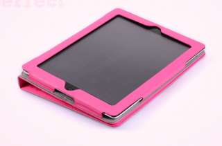 New Pink Cute Pretty Lovely Girl Leather Case Cover For iPad 2  