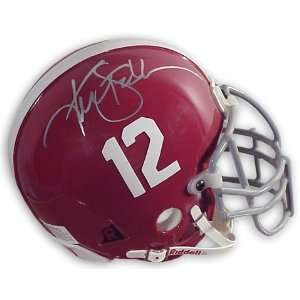 Signed Ken Stabler Mini Helmet   ALABAMA  Sports 