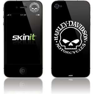  Skinit Harley Davidson Skull Vinyl Skin for Apple iPhone 4 