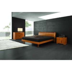  Vig Furniture Sma Queen Trendy Cherry Bed