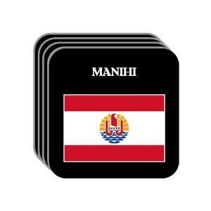  French Polynesia   MANIHI Set of 4 Mini Mousepad 