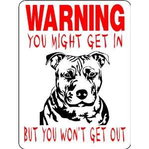  PIT BULL ALUMINUM GUARD DOG SIGN 3311A: Everything Else