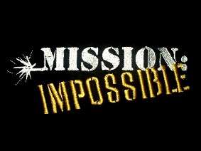 Mission Impossible Series Logo Embroidered T shirt  