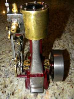 Hit Miss Vertical Steam Engine Circa 1900s Working Model Highly 
