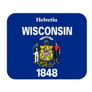  US State Flag   Helvetia, Wisconsin (WI) Mouse Pad 
