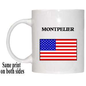  US Flag   Montpelier, Vermont (VT) Mug 