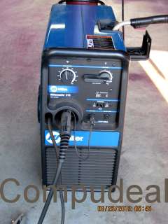 Miller Millermatic 210 MIG Welder. Dual Gas Cyl Cart+ Extras Included 