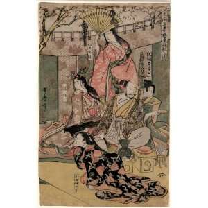   gosai rakuto yukan no zu. TITLE TRANSLATION Hideyoshi and his wives