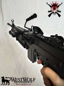 Military M248 Airsoft Machine Gun & Bipod    Rifle/Prop + Many 