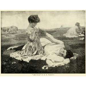   Meadow H. M. Walcott Art   Original Halftone Print
