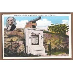    Vintage Postcard Fort Washington Hights NYC 