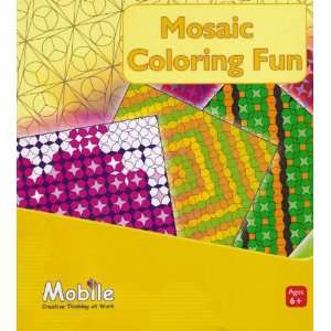  Childrens Mobile Activity Book Mosaic Coloring Fun Toys & Games