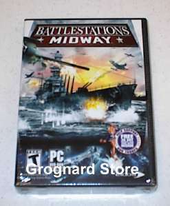 BATTLESTATIONS MIDWAY Pacific Naval Battles PC Game NEW  