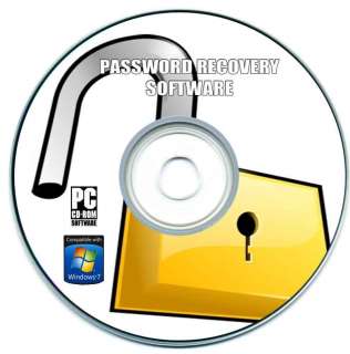 PASSWORD RECOVERY BOOT CD Microsoft Windows 7 Vista XP Professional 