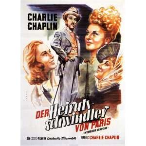  Monsieur Verdoux Poster Movie German 11x17 Charlie Chaplin 