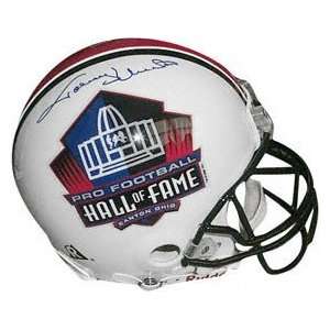 Johnny Unitas Hall of Fame Logo Authentic ProLine Autographed Riddell 