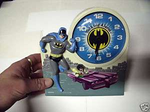   Robin Batmobile Talking Alarm Clock 1974 Janex   Does Not Work  