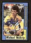 Michael Waltrip autograph signed 1991 MAXX Trading Card