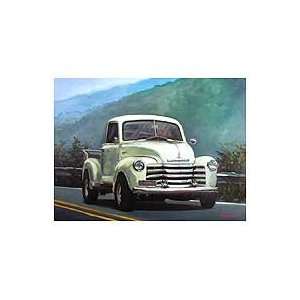  NOVICA Impressionist Painting   1950 Chevrolet