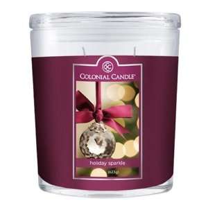  Holiday Sparkle 22 oz Scented Oval Colonial Candle