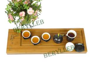 Bamboo Report Safety and Peace Bamboo Gongfu Tea Table Serving Table 