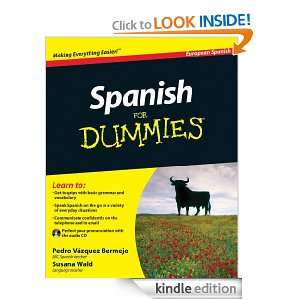 Spanish For Dummies European Spanish Susana Wald, Pedro Vázquez 