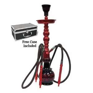  28 3 Hose Classic Egyptian Hookah w/ Briefcase   Midnight 