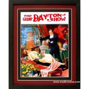  15x20 Great Dayton Show Magic Poster Framed & Matted 