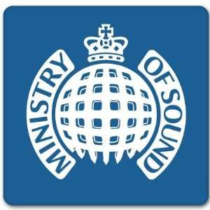  Ministry of Sound dance music sticker decal 4 x 4 