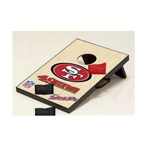   : San Francisco 49ers NFL Mini Bean Bag Toss Game: Sports & Outdoors