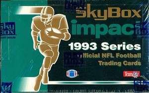 1993 SKYBOX IMPACT FOOTBALL F/S WAX BOX 36 PACKS  