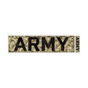  Military Cardstock Stickers 2.5X10   Army Tag Arts 