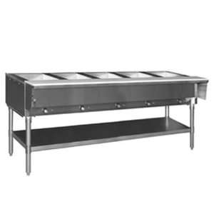 Eagle Group HT5 LP 1X Hot Food Table 5 Wells 79 Length Galvanized 